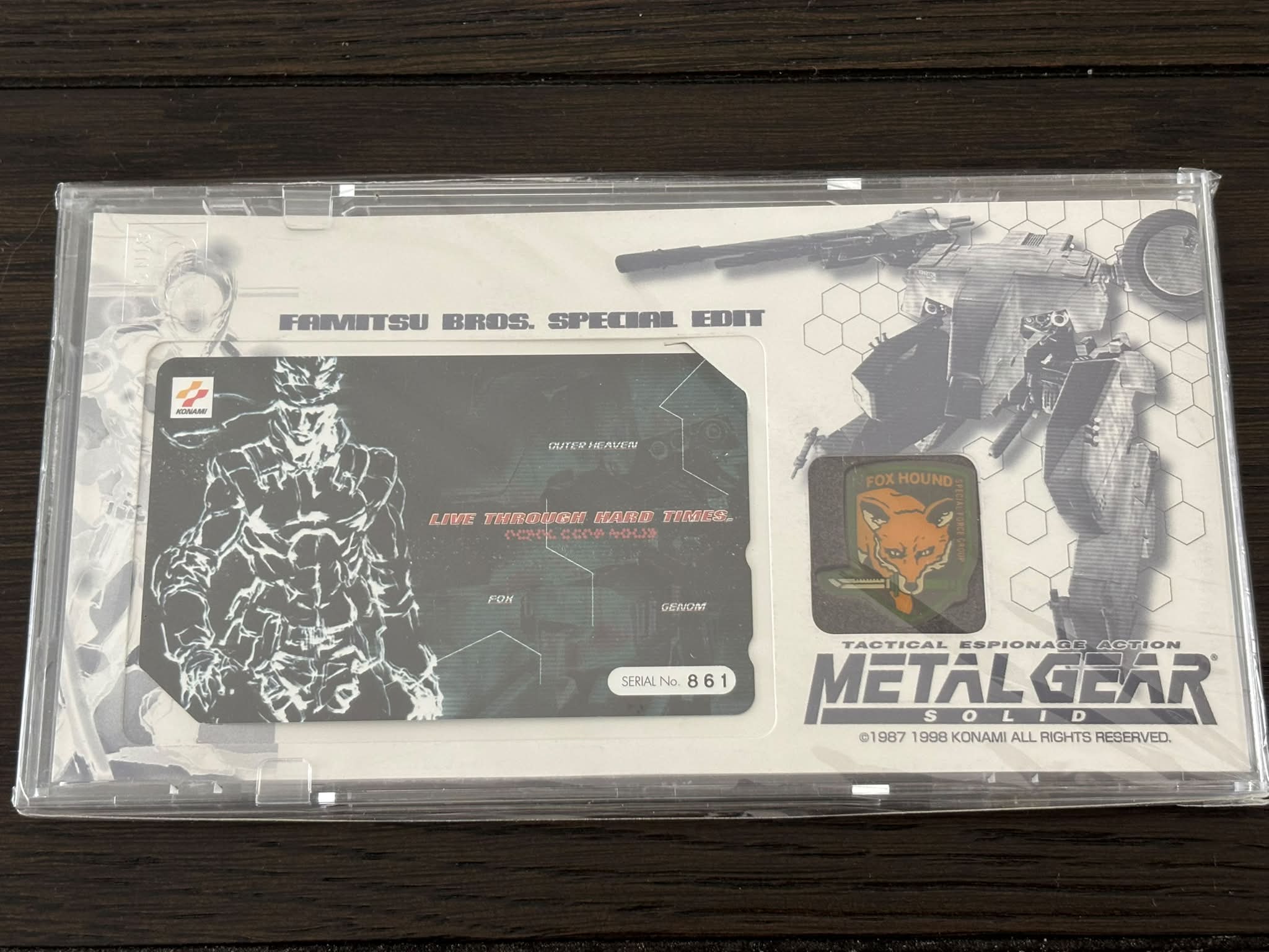 1998 Famitsu Phone Card, Sealed 🐍