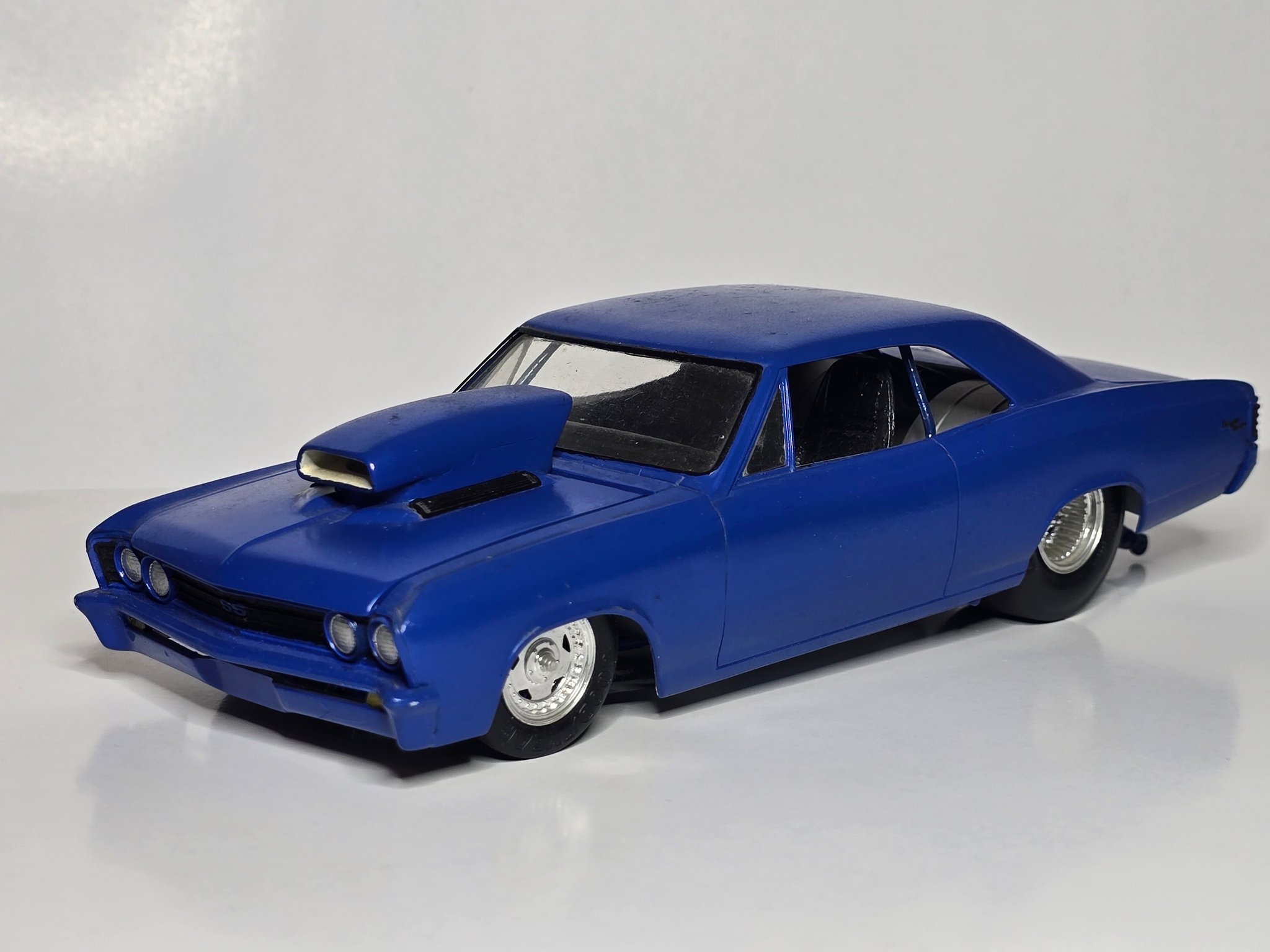 1967 Chevelle Pro Street built in mid 90s from stock Revell 