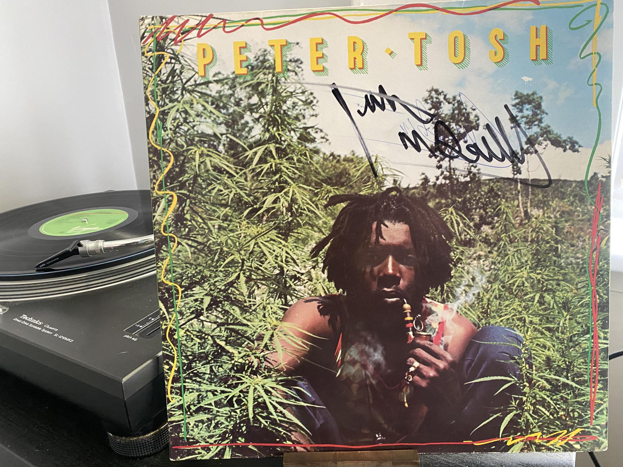 I found this Peter Tosh ~ legalize it record form 1976 today