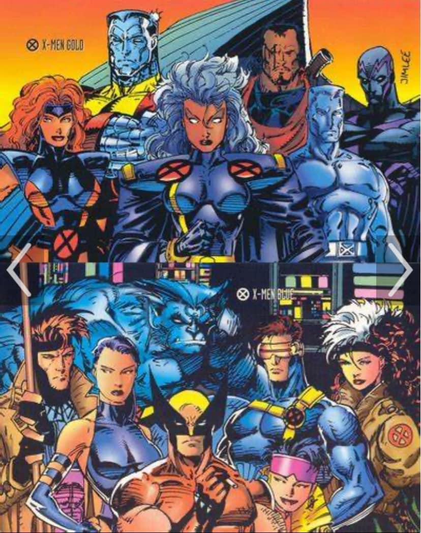 X-Men #1 (1991) foil facsimile editions Art by Kaare Andrews Gold