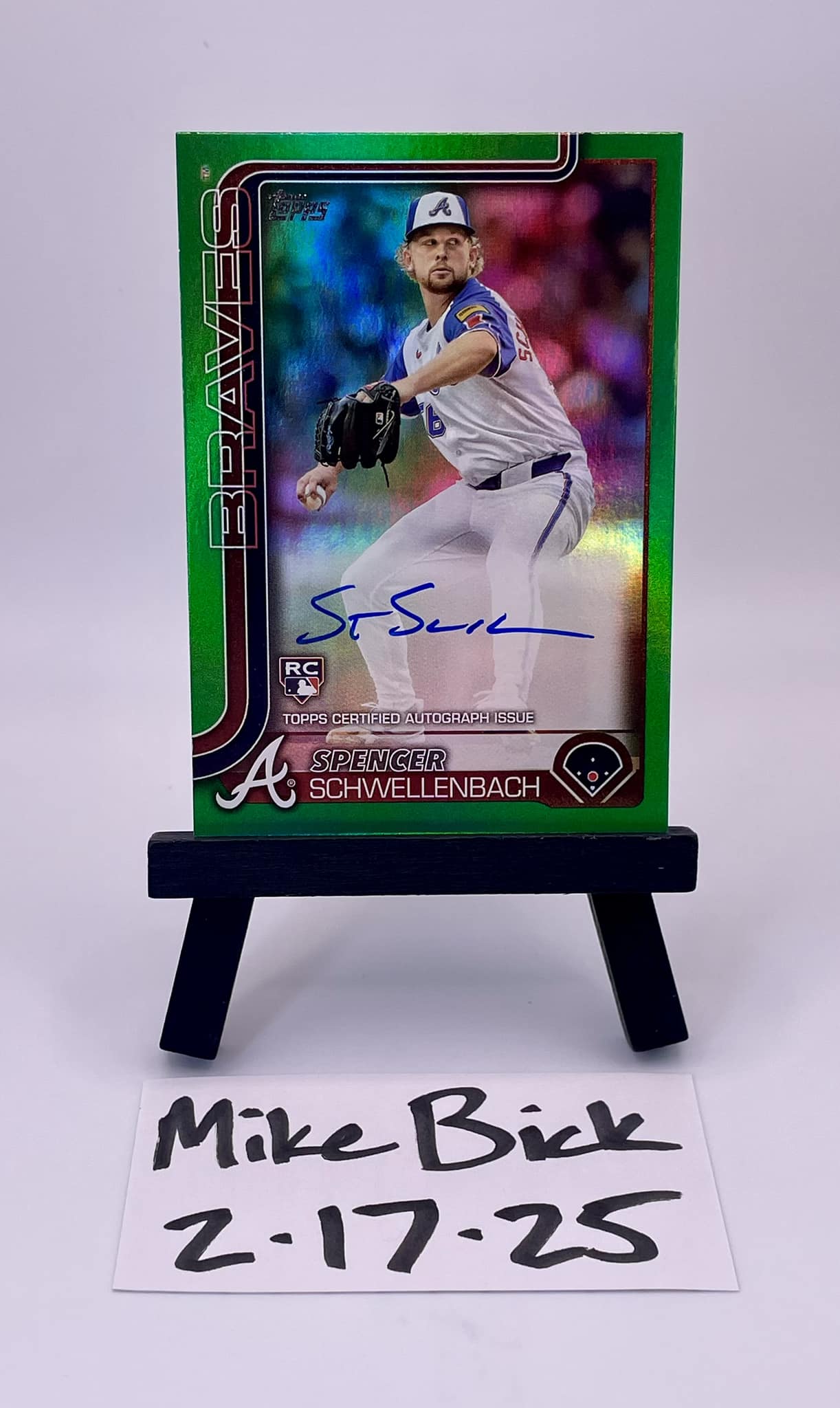 Spencer Schwellenbach 2025 Topps Flagship auto /99