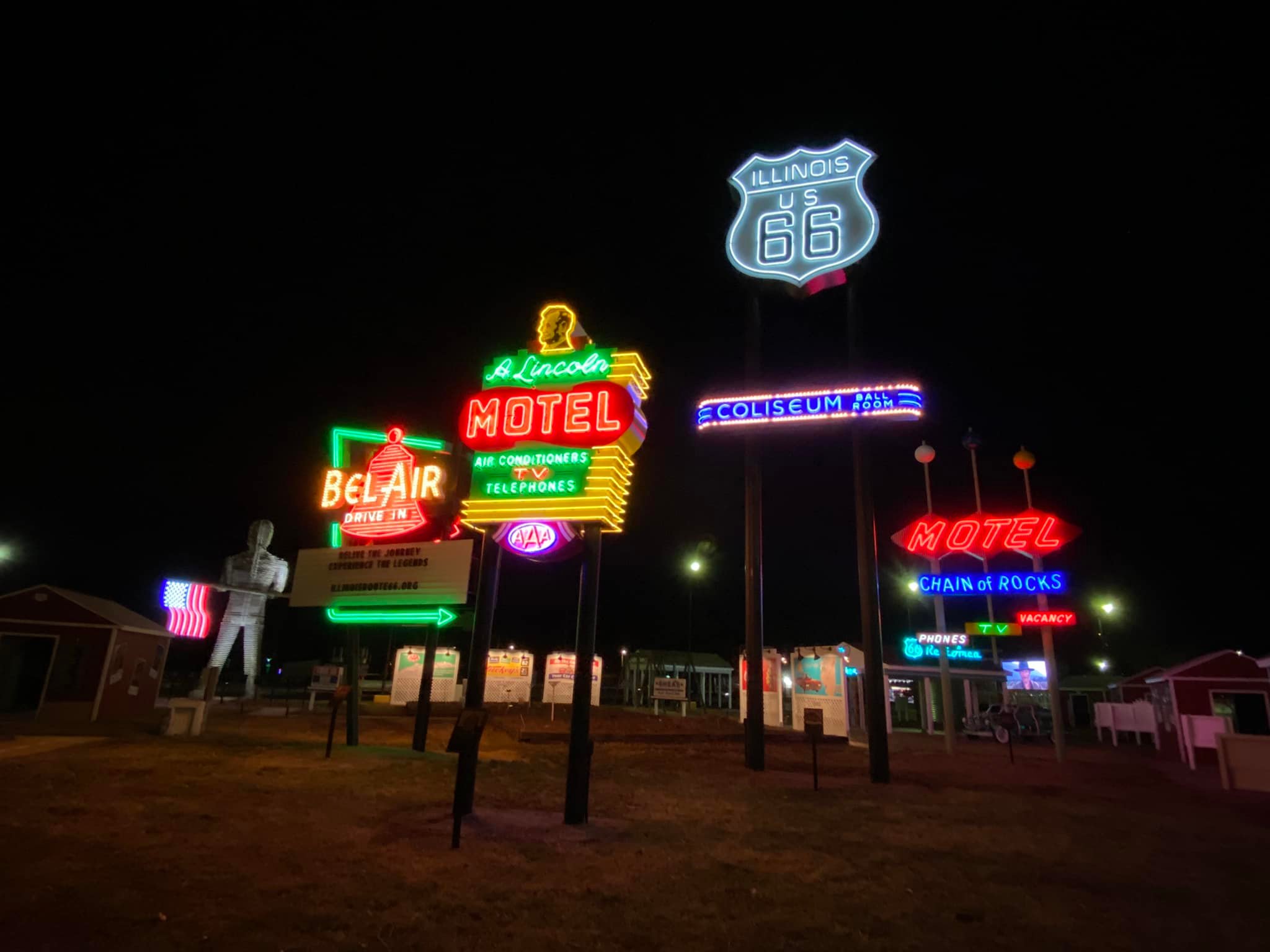 Neon Displays at Illinois State Fairgrounds in Springfield, IL