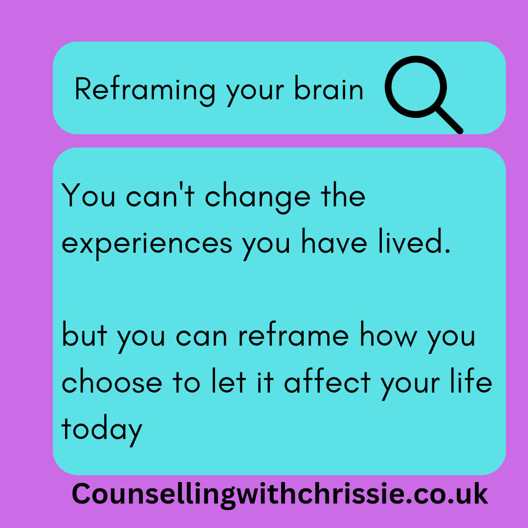 Reframing is one of the simplest ways to shift something that