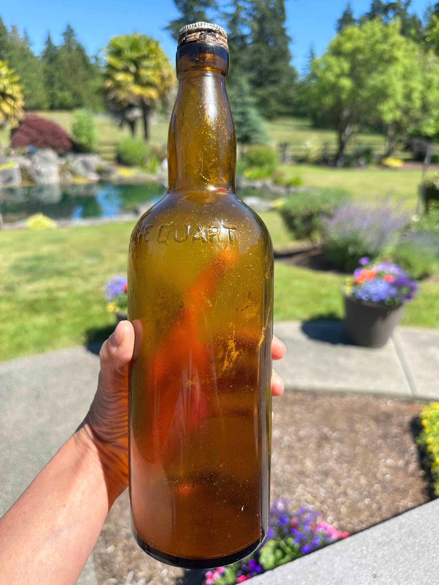 What is the age of this vintage Cascade beer bottle?