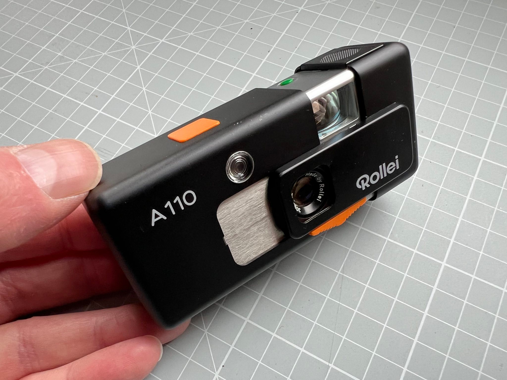 I purchased this wonderful Rollei A110 the other day at a flea