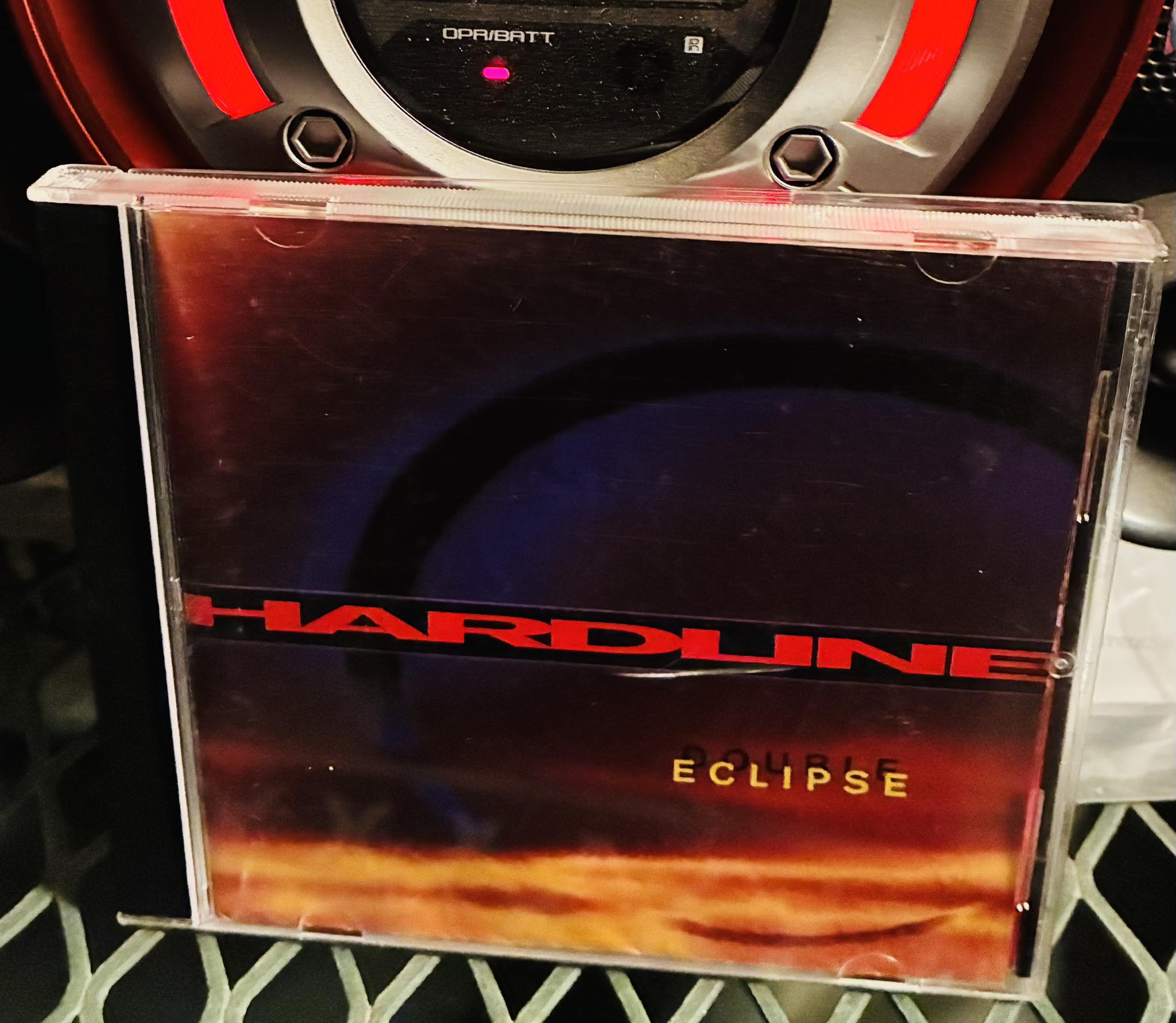 Listening to Hardline's Japanese import CD with extra track When
