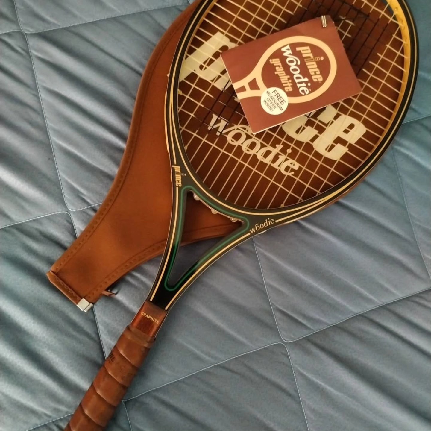 Raquette De Tennis Vintage Prince Graphite Comp Taille 4 3/8 - NEUVE (peut Avoir De Légers Défauts)