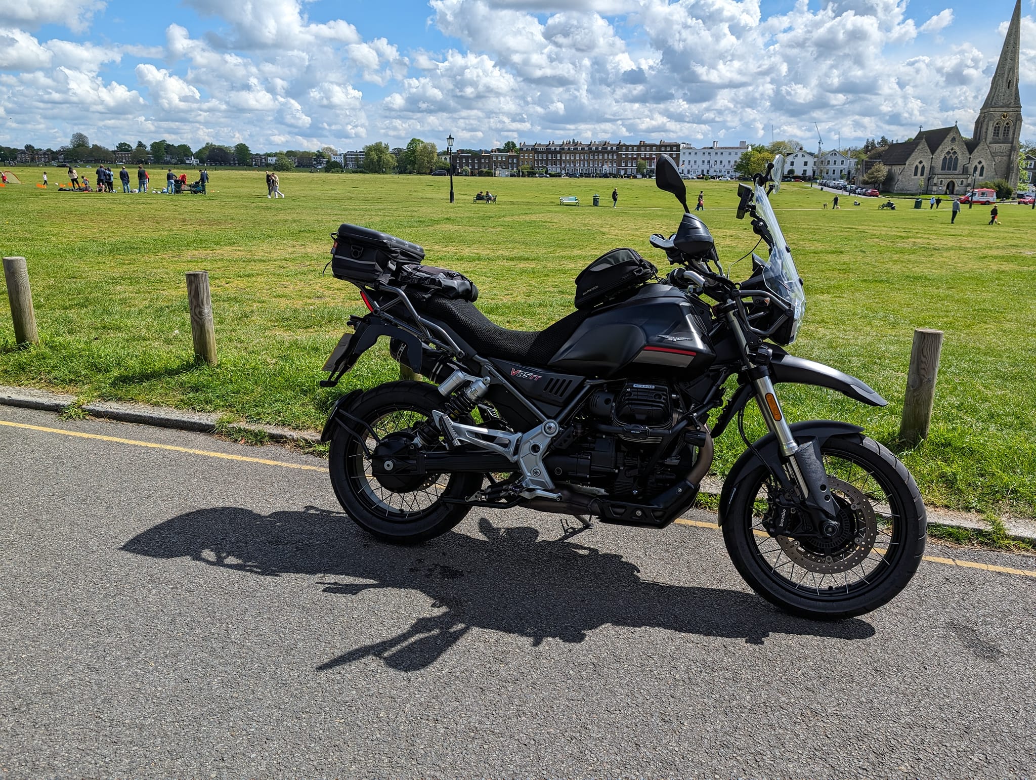 Vtwin boost and DNA air filter improve Moto Guzzi V85TT performance