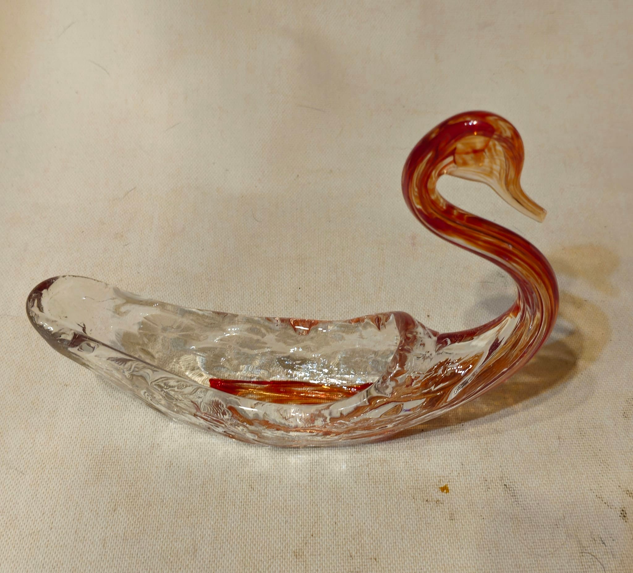 Swan glass I think maybe a candy dish?