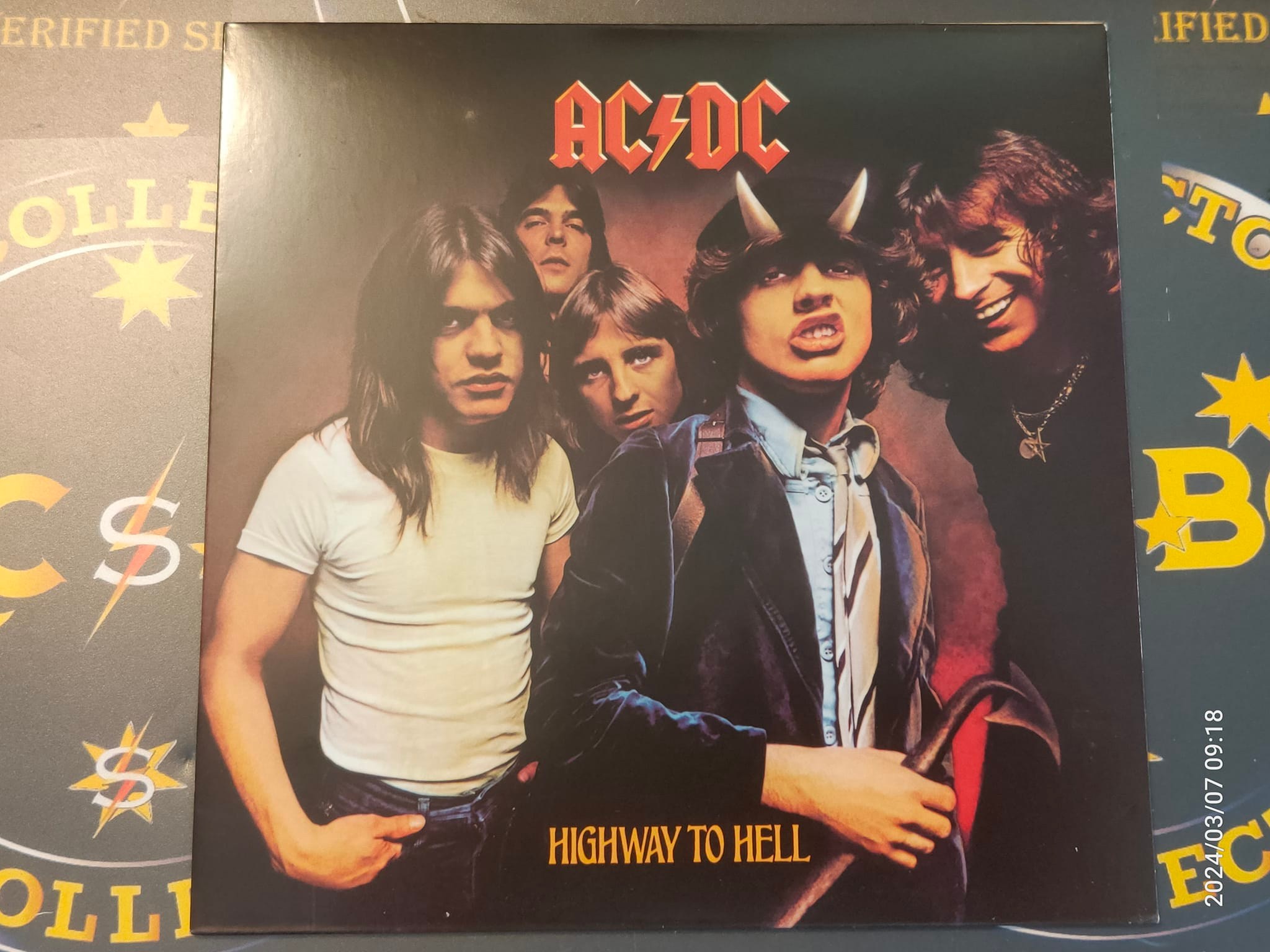 AC/DC 2 silver coin record