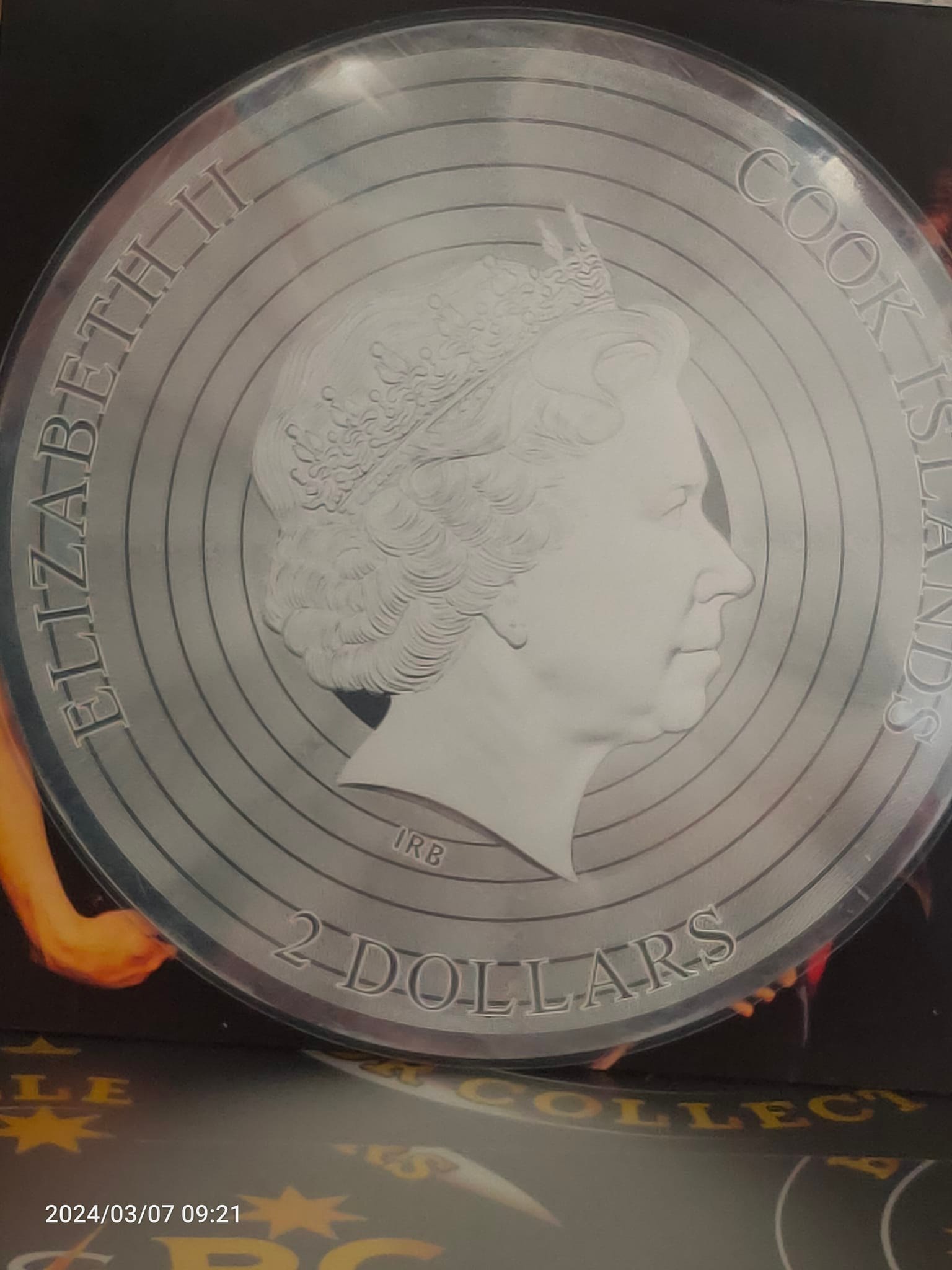 AC/DC 2 silver coin record