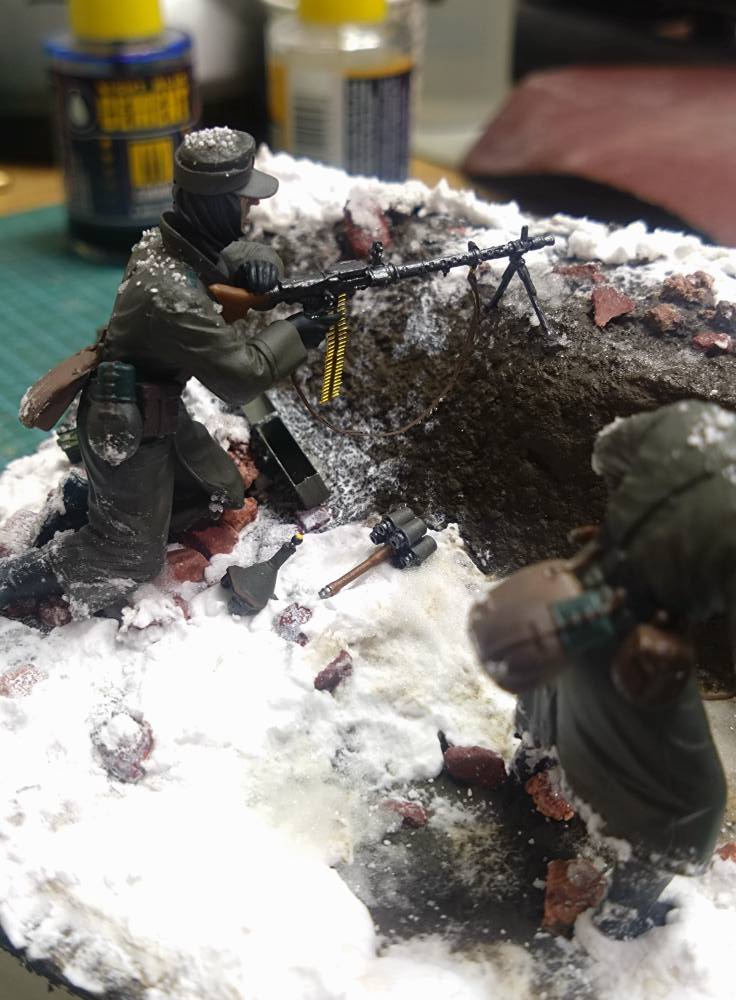 Diorama of winter in Stalingrad with 6th German Army, 1942