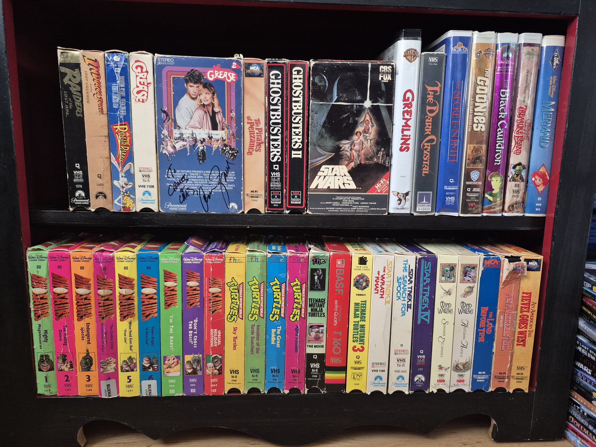 Collecting DVDs and Blu-rays from 80's and 90's
