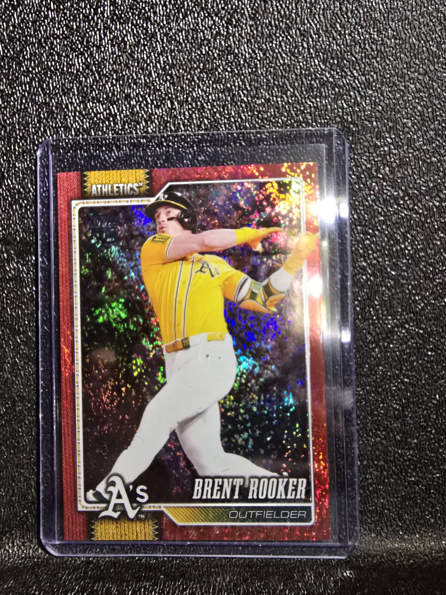 What is the 2022 Topps Brent Rooker Athletics card?
