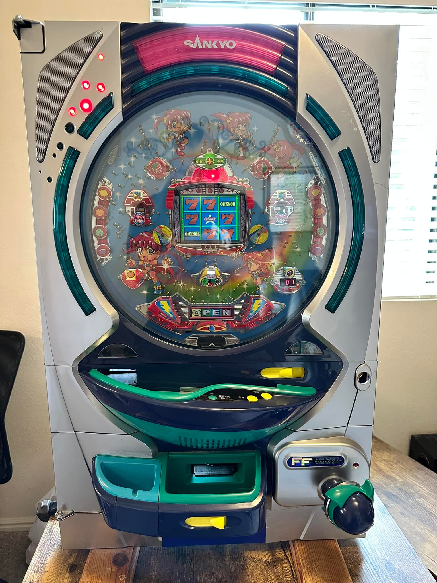 Newly acquired late 90s Sankyo CR Fever Super Nine JX pachinko machine