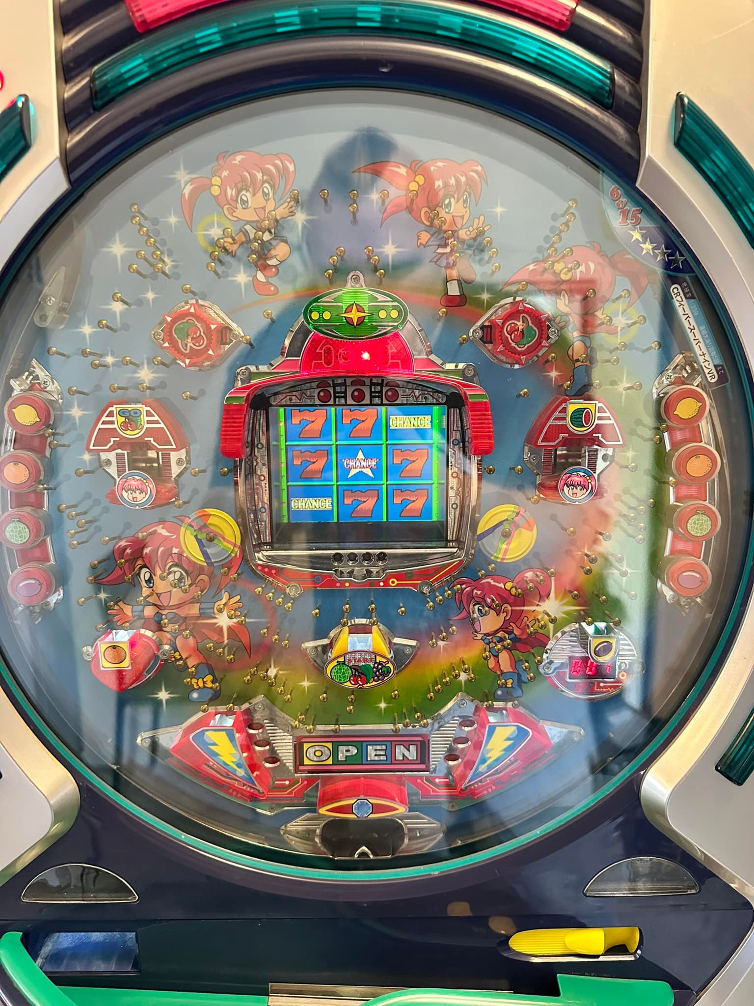 Newly acquired late 90s Sankyo CR Fever Super Nine JX pachinko machine