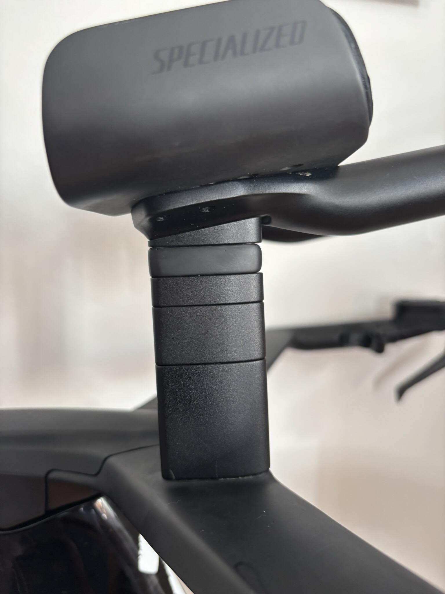 Installing Wattshop adjustable angled risers on Specialized Shiv