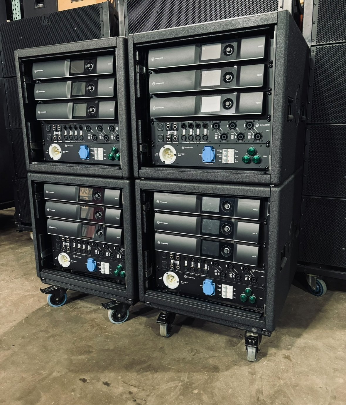 Turn-Key EV Line Array System XLC X12-128 TGX20 Dynacord Electro Voice EV