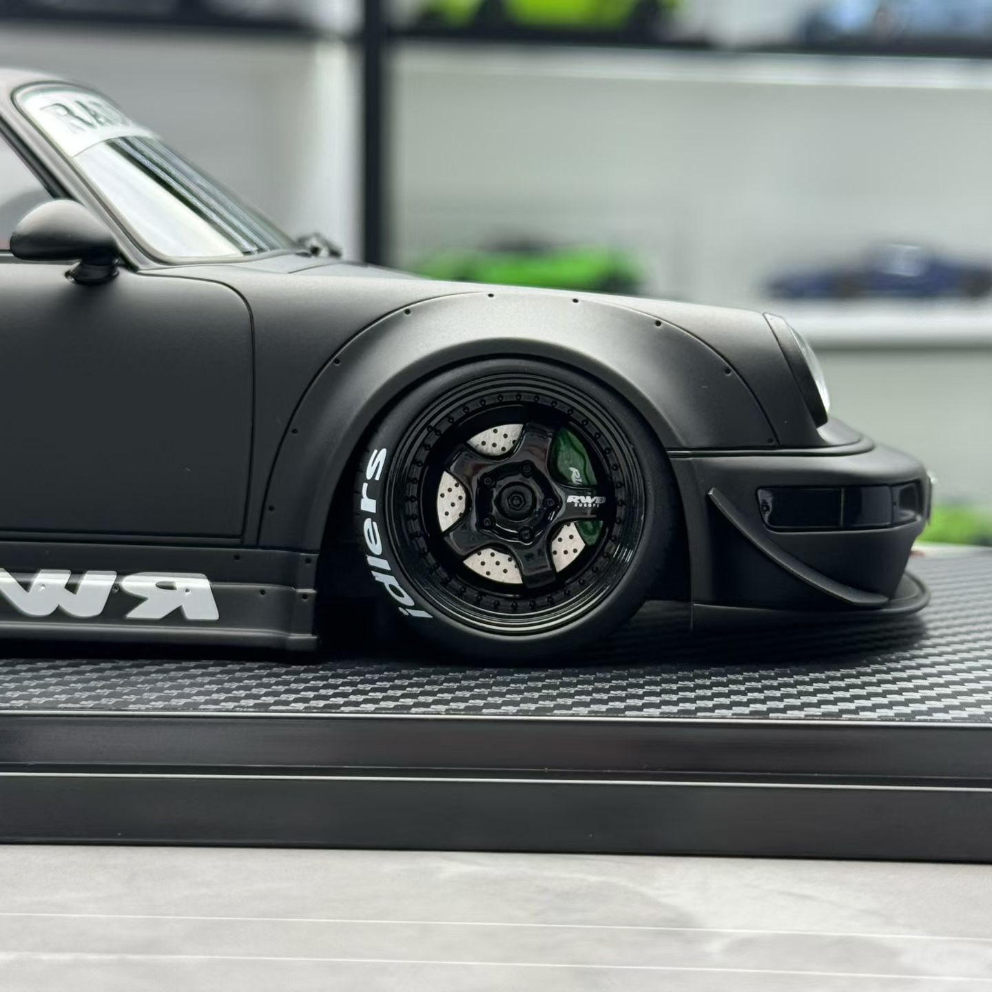 Porsche RWB 964 - Ignition Model 1:18 Matte Black RWB48 IG2463 