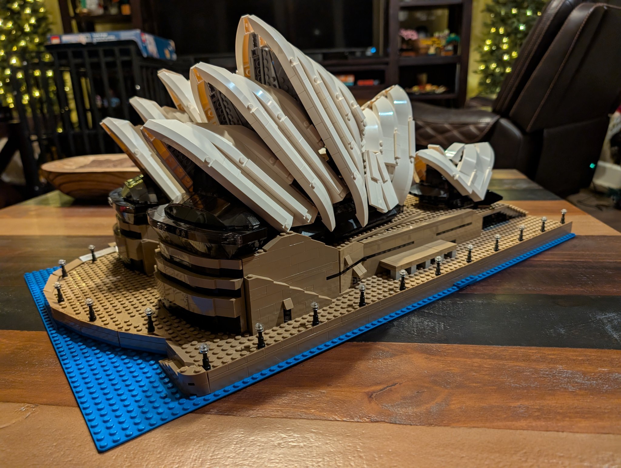 LEGO Sydney Opera House with 12 Pieces Created by David Oman Davis