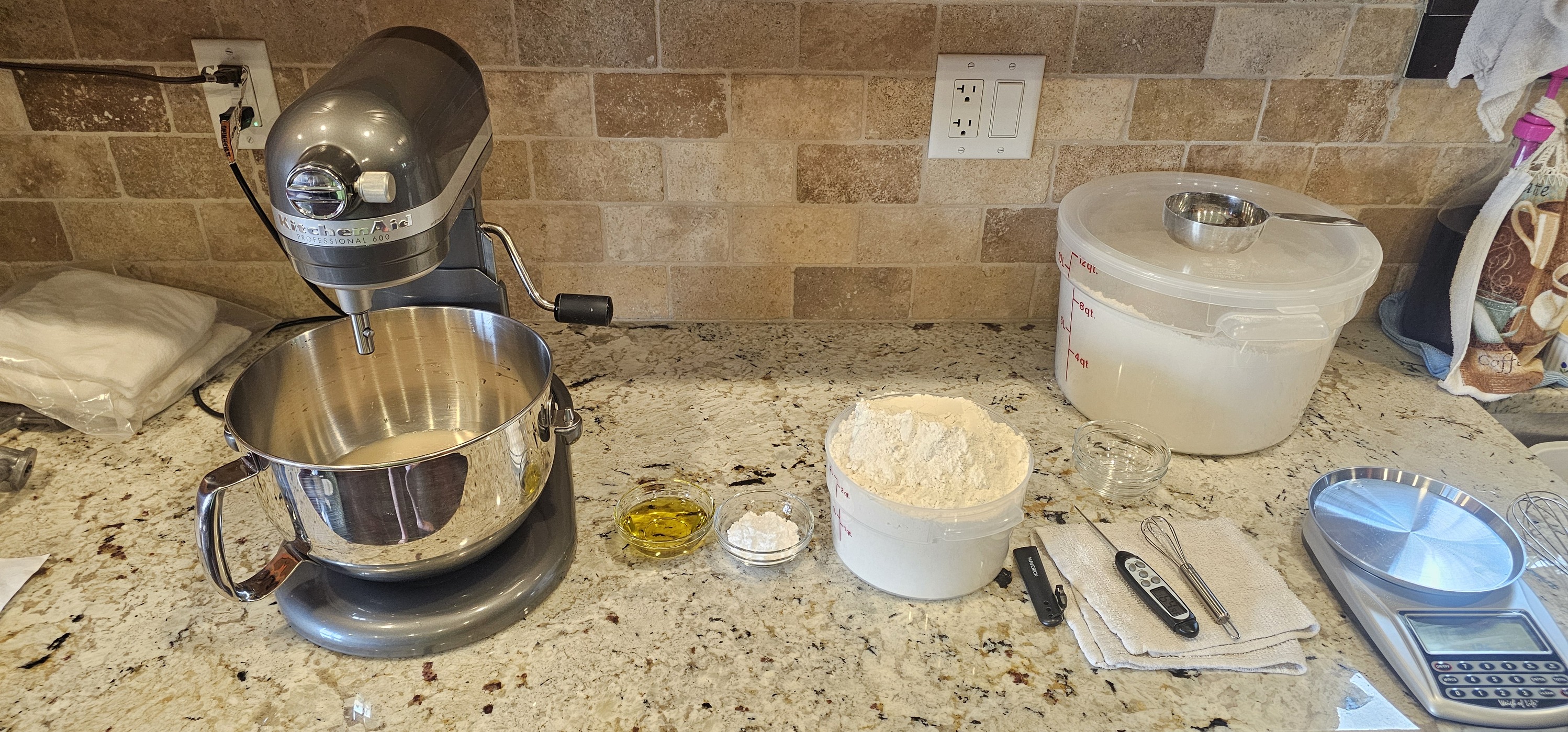 KitchenAid stand mixer repair and frittata recipe