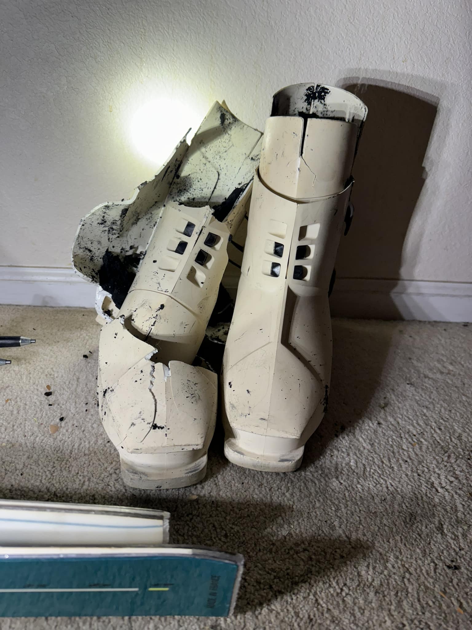 ハンソン　メンズスキーブーツ　1980年代ものヴィンテージ品　サイズ不明 Hanson Citation boot from 1970s Boulder broke