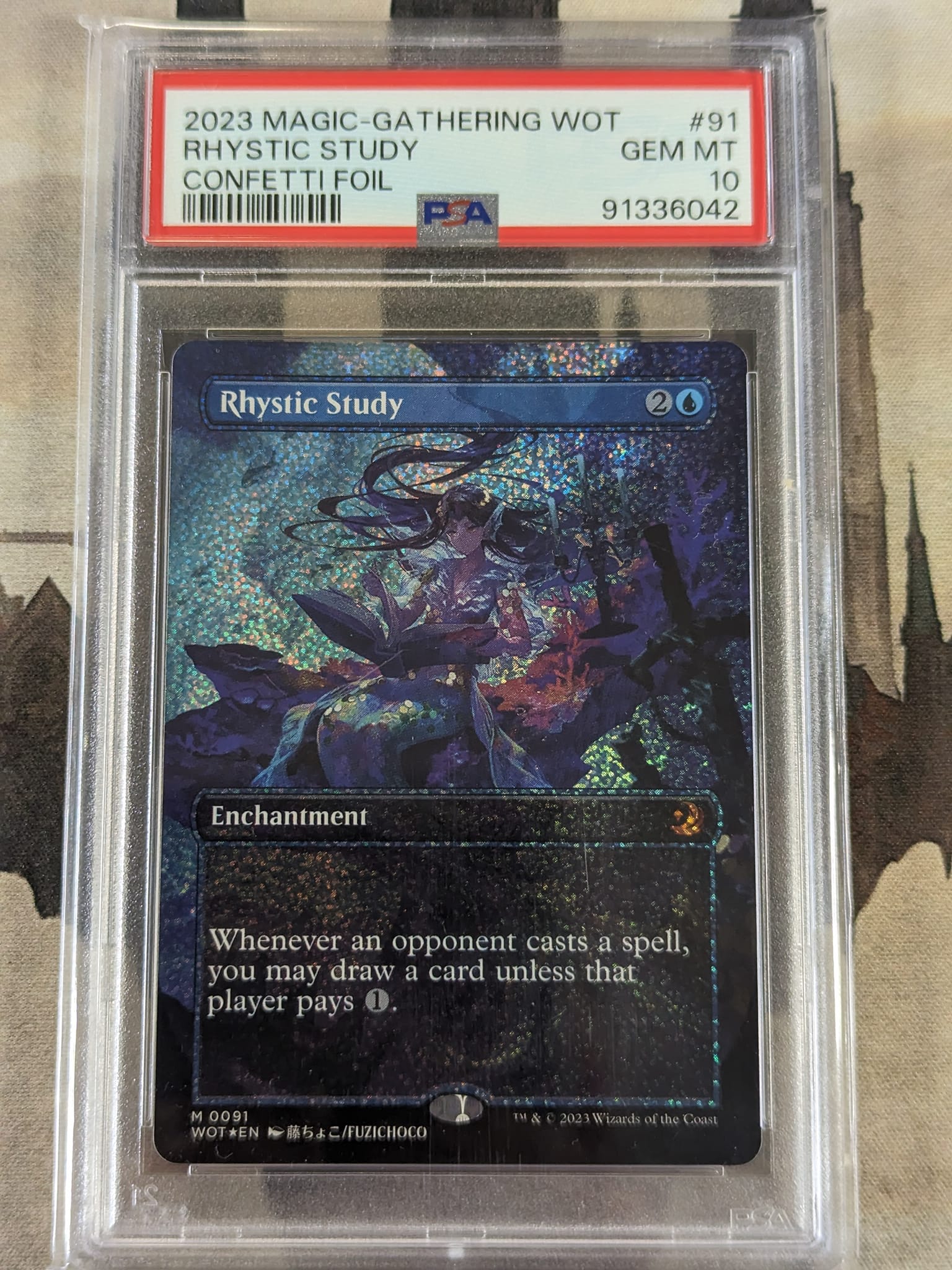 PSA 10 Stay With Me Foil MTG Card Review