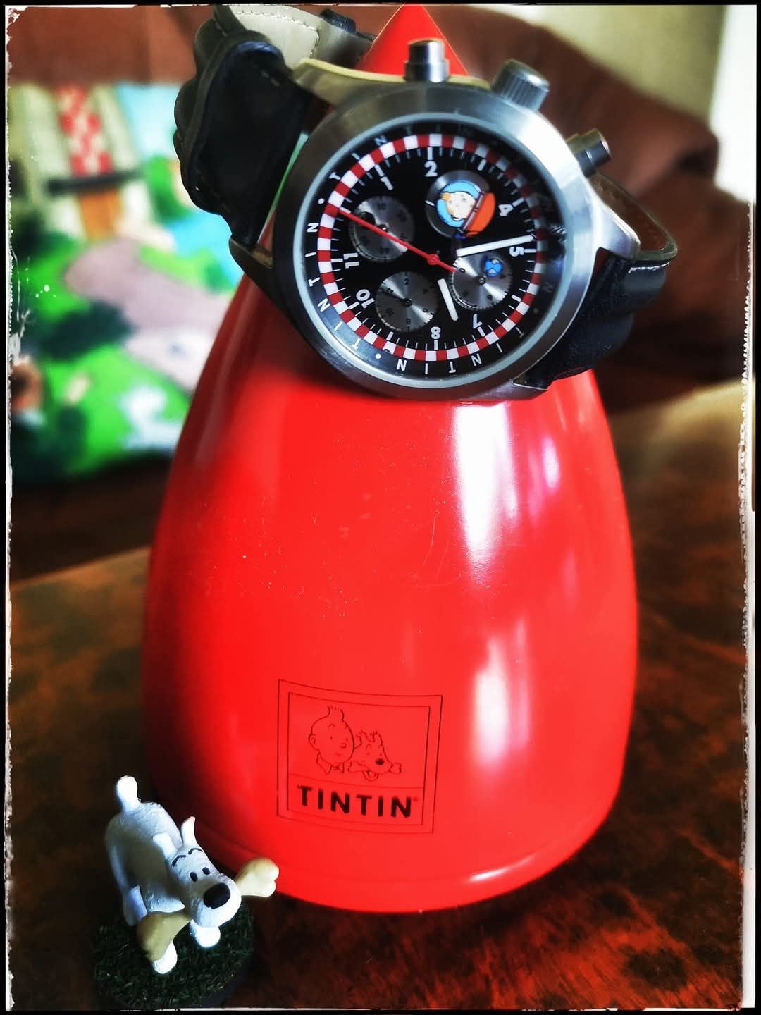 On a marché sur la Lunemy Tintin chronograph and the little