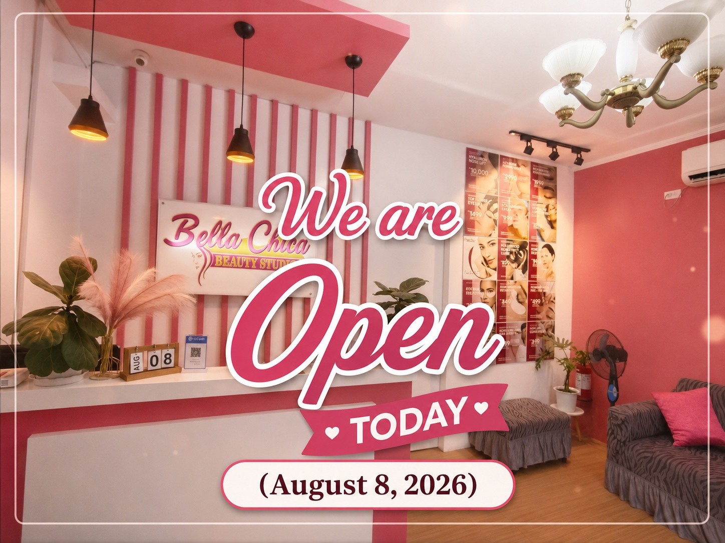 Bella Chica Beauty Studio in Candon, Ilocos Sur open on August 8, 2026