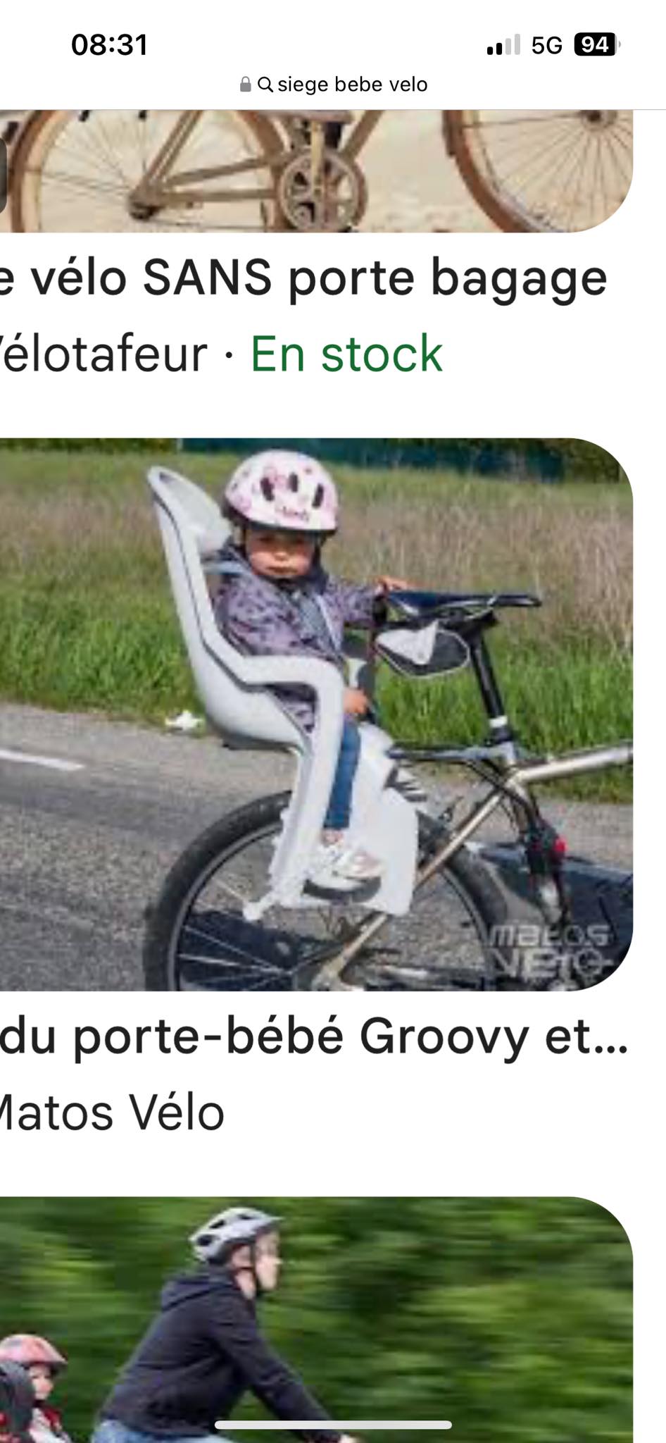 Siège Enfant Vélo – Jusqu'à 50 Kg, Dossier Inclinable 3 Positions, Ceinture 5 Points, Pour 8 Mois à 8 Ans