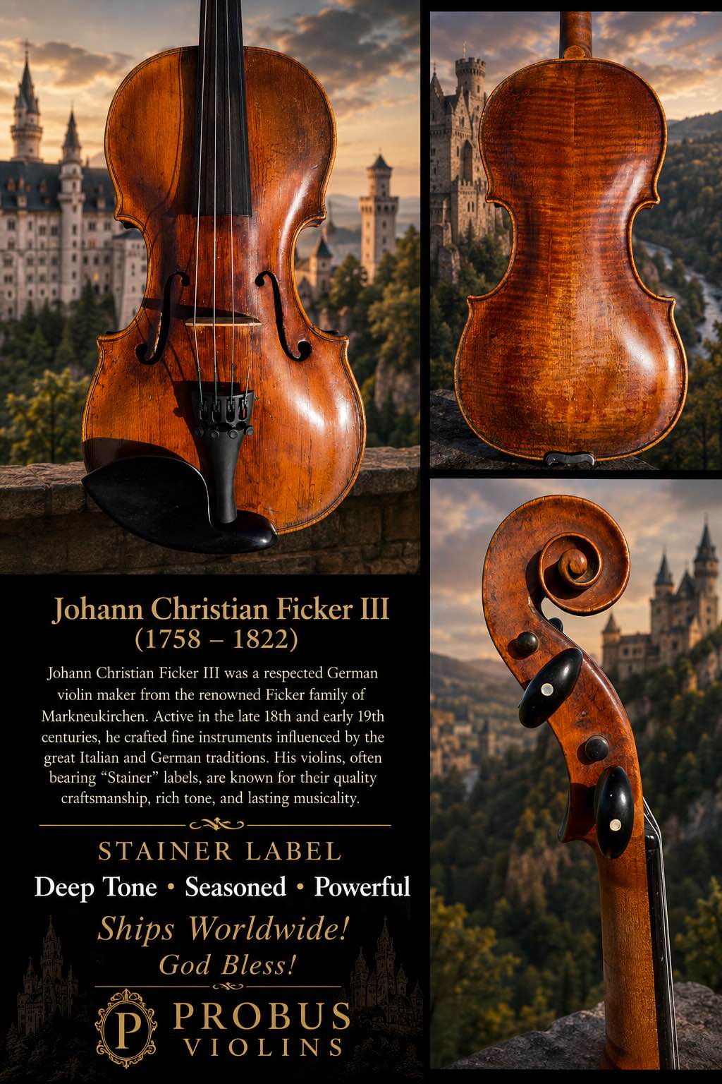 $4k ARC Johann Christian Ficker III (1758 1822) Johann ristian