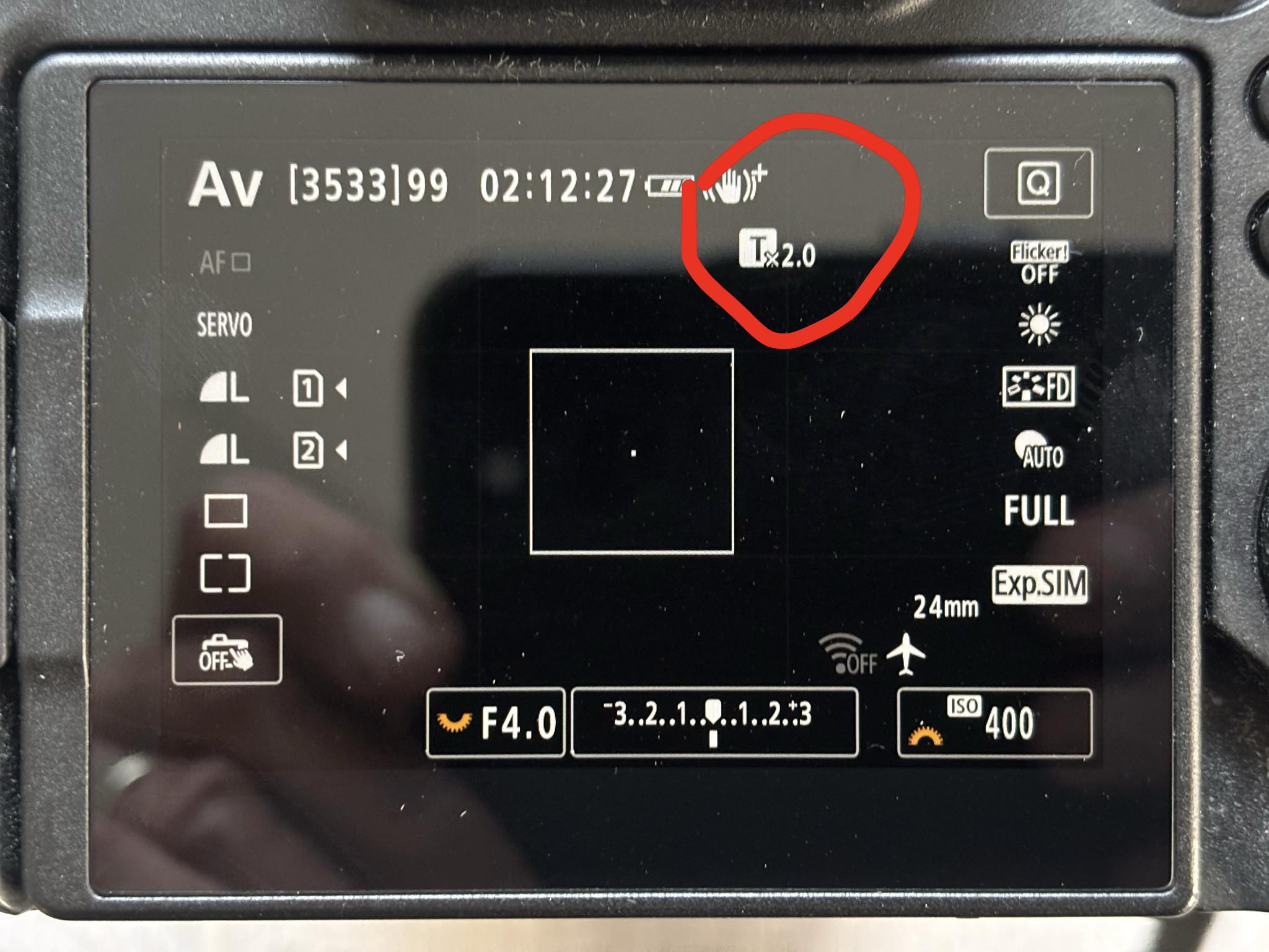 Canon R6 Mark II | Hi all, does anyone know what this represents that I ...