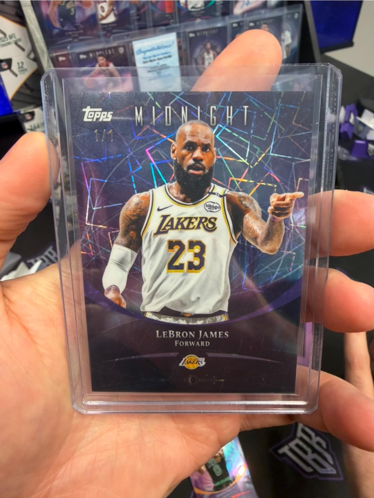 The hit of a lifetime in a break, 1/1 LeBron I