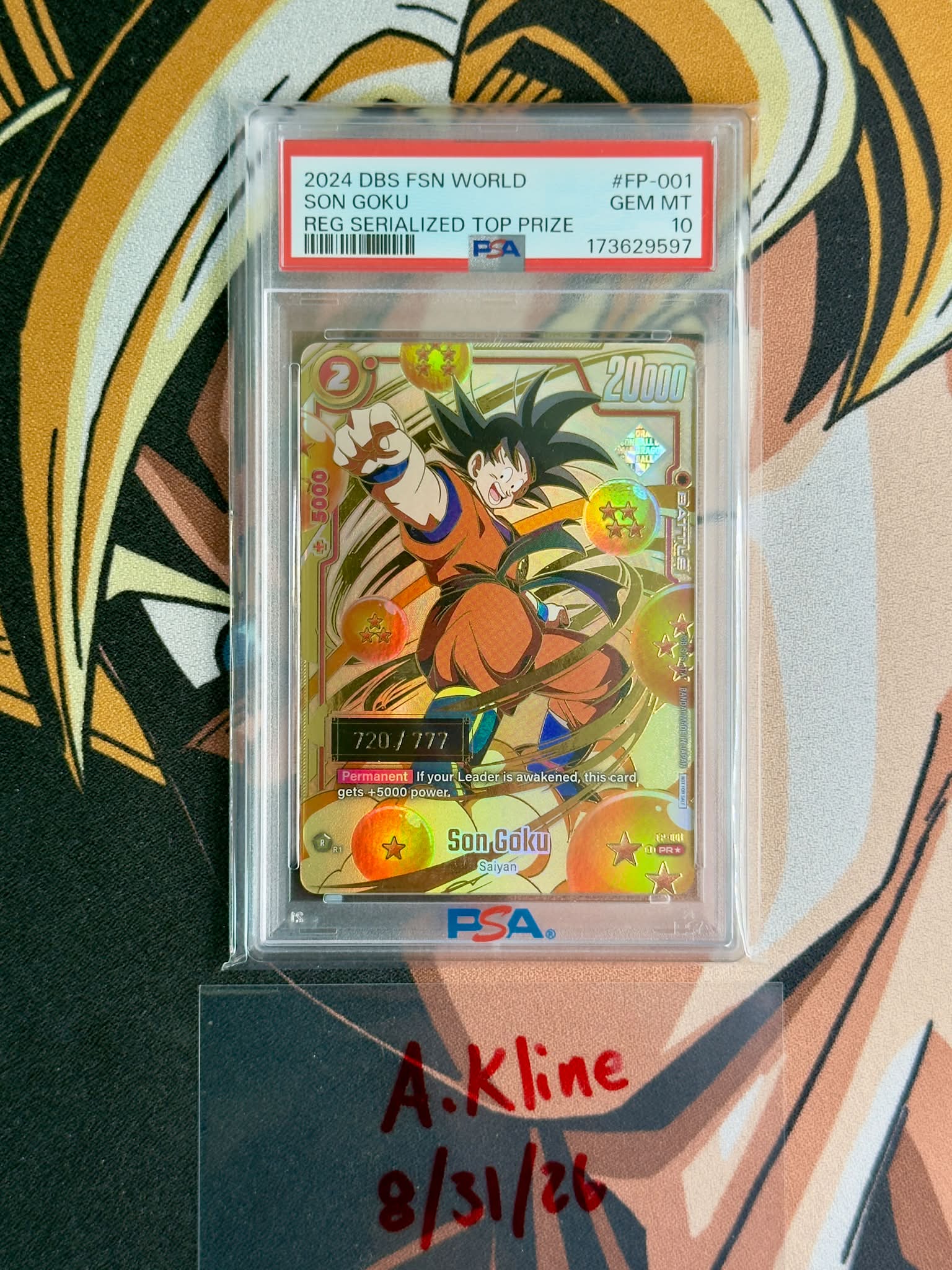 FS: Son Goku /777 Top Prize FW