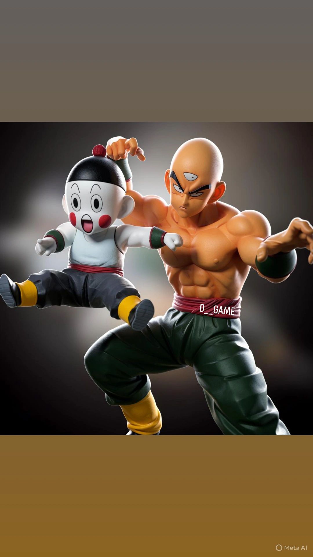 1/6 Tein Shinhan and Chiaotzu