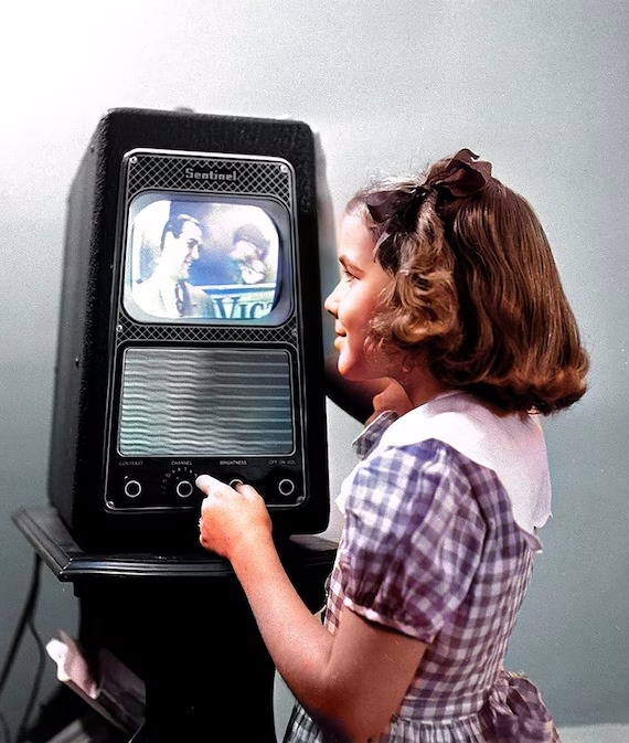 Sony TV8-301 portable television set. Japan, 1960 Historical Moments