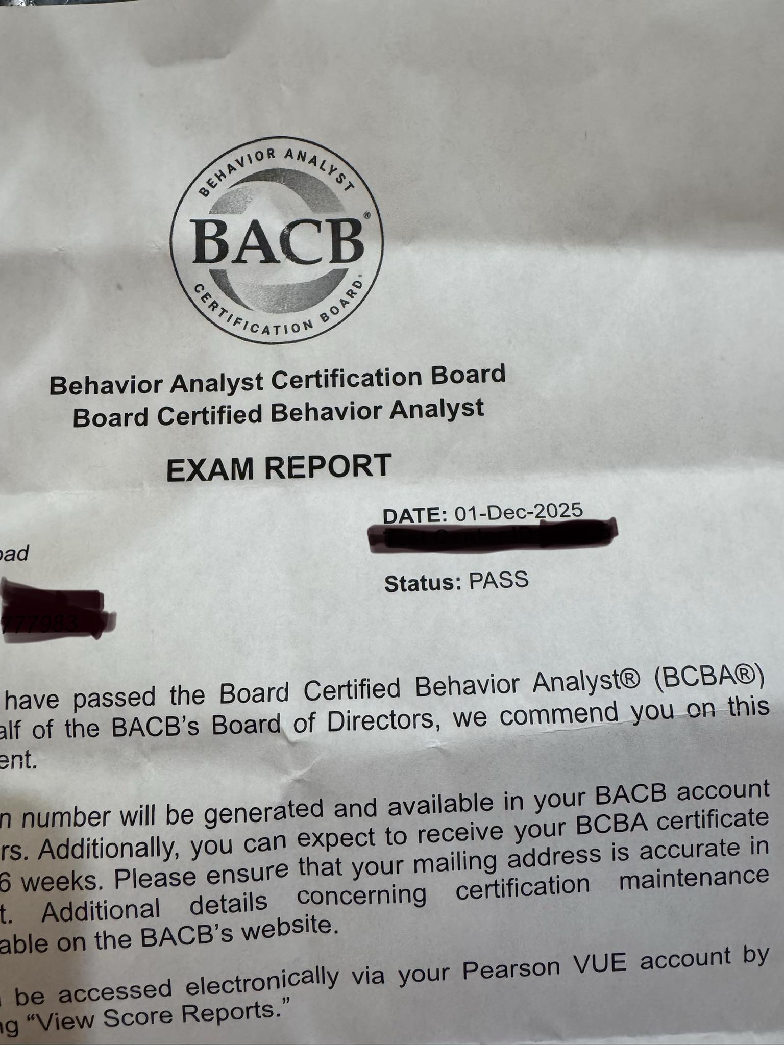BCBA Exam Prep SUPPORT Group | A part of the one and done crew | Facebook