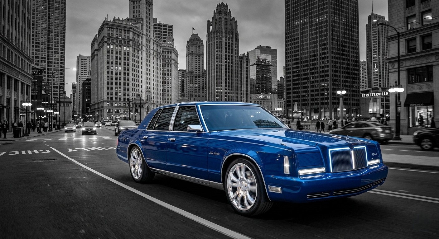 A modernized version of the 1980 Chrysler New Yorker