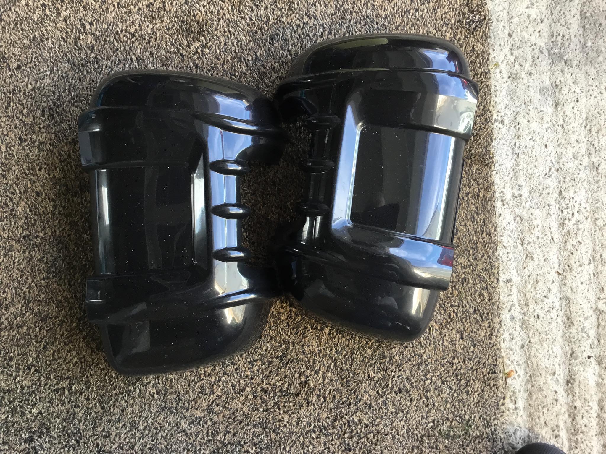 An odd set of Milenco towing mirrors , first class condition and