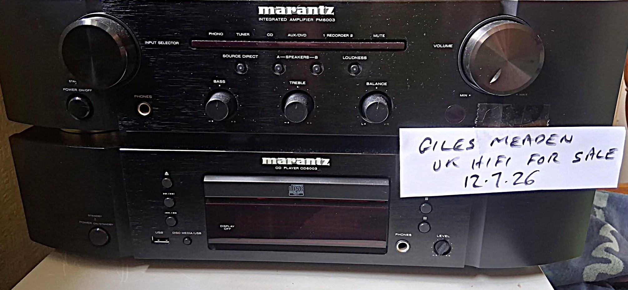 Rare gold Marantz DR 6000 CD recorder. When the Marantz DR6000 was