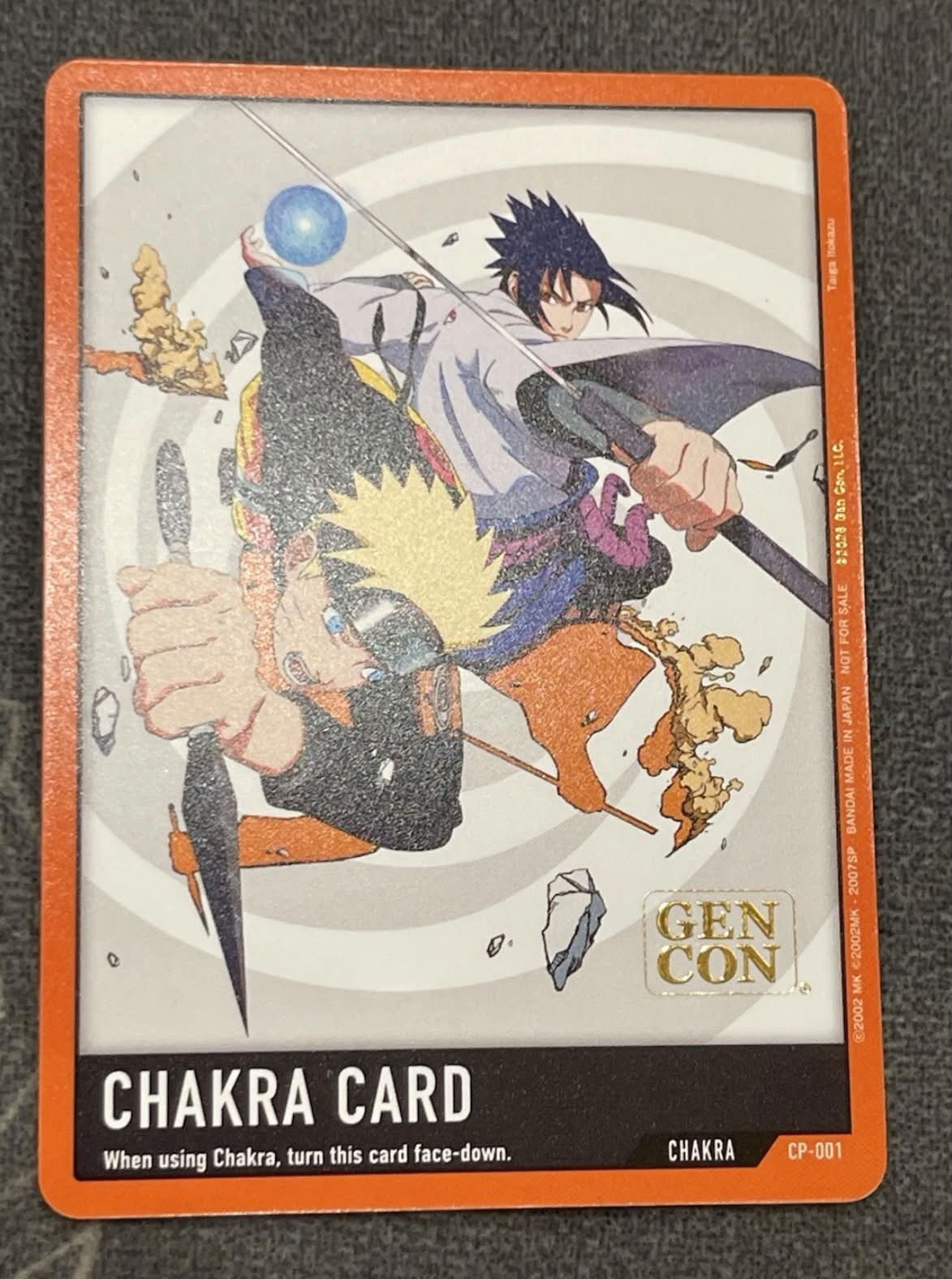 How to get the Naruto Chakra card at Gen Con? | Indianapolis, IN