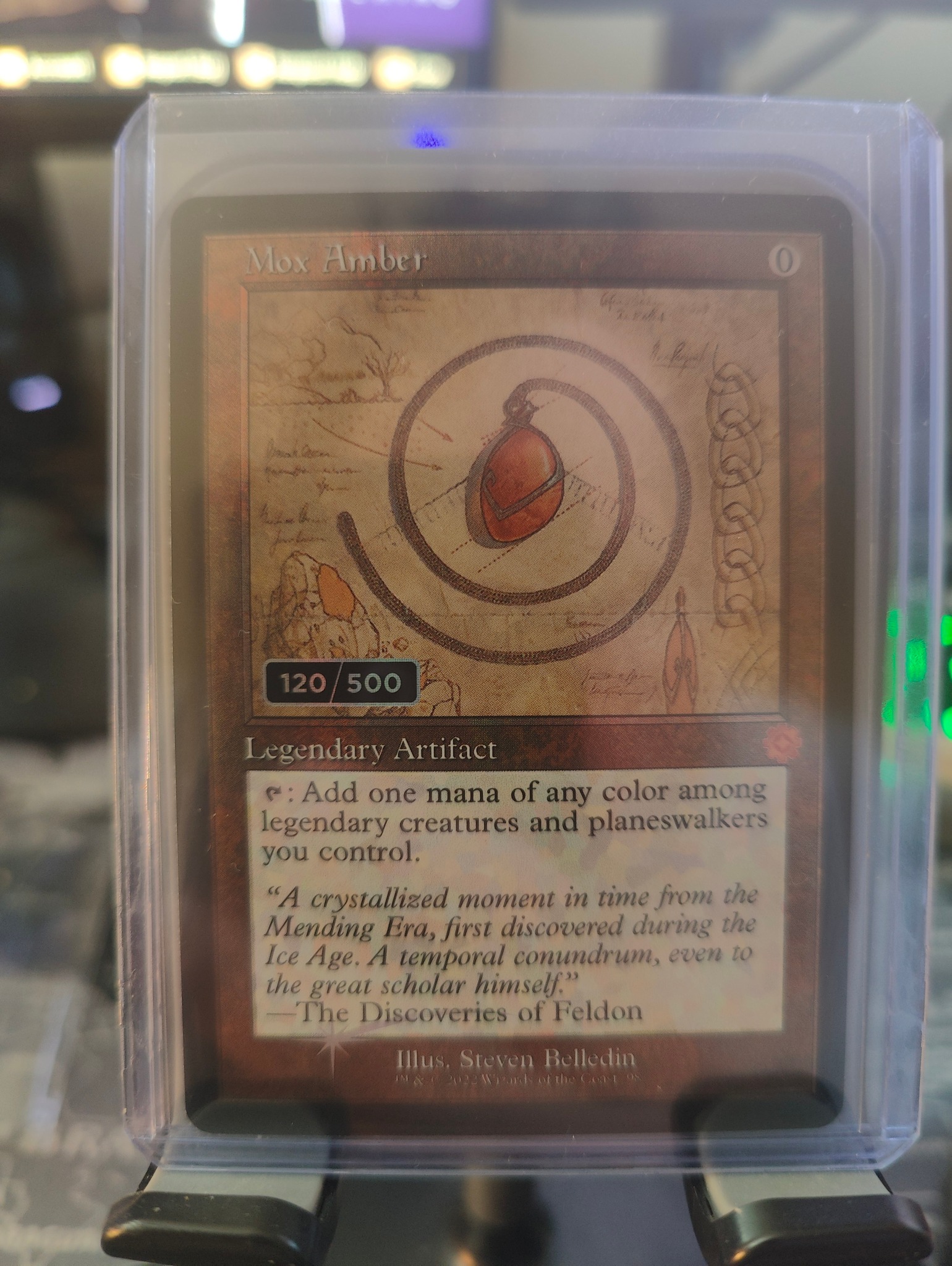 You could get your hands on one of 500 Serialized Mox Jaspers 