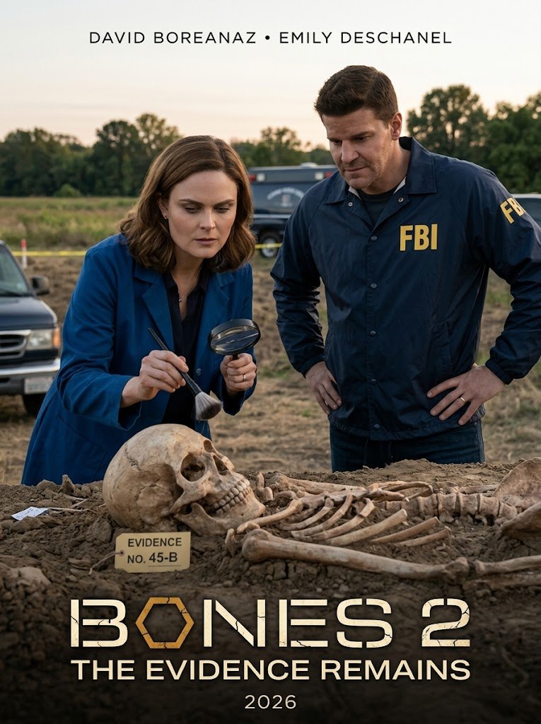 🎬 Bones 2 (2026) ⭐ Cast: David Boreanaz • Emily Deschanel Years