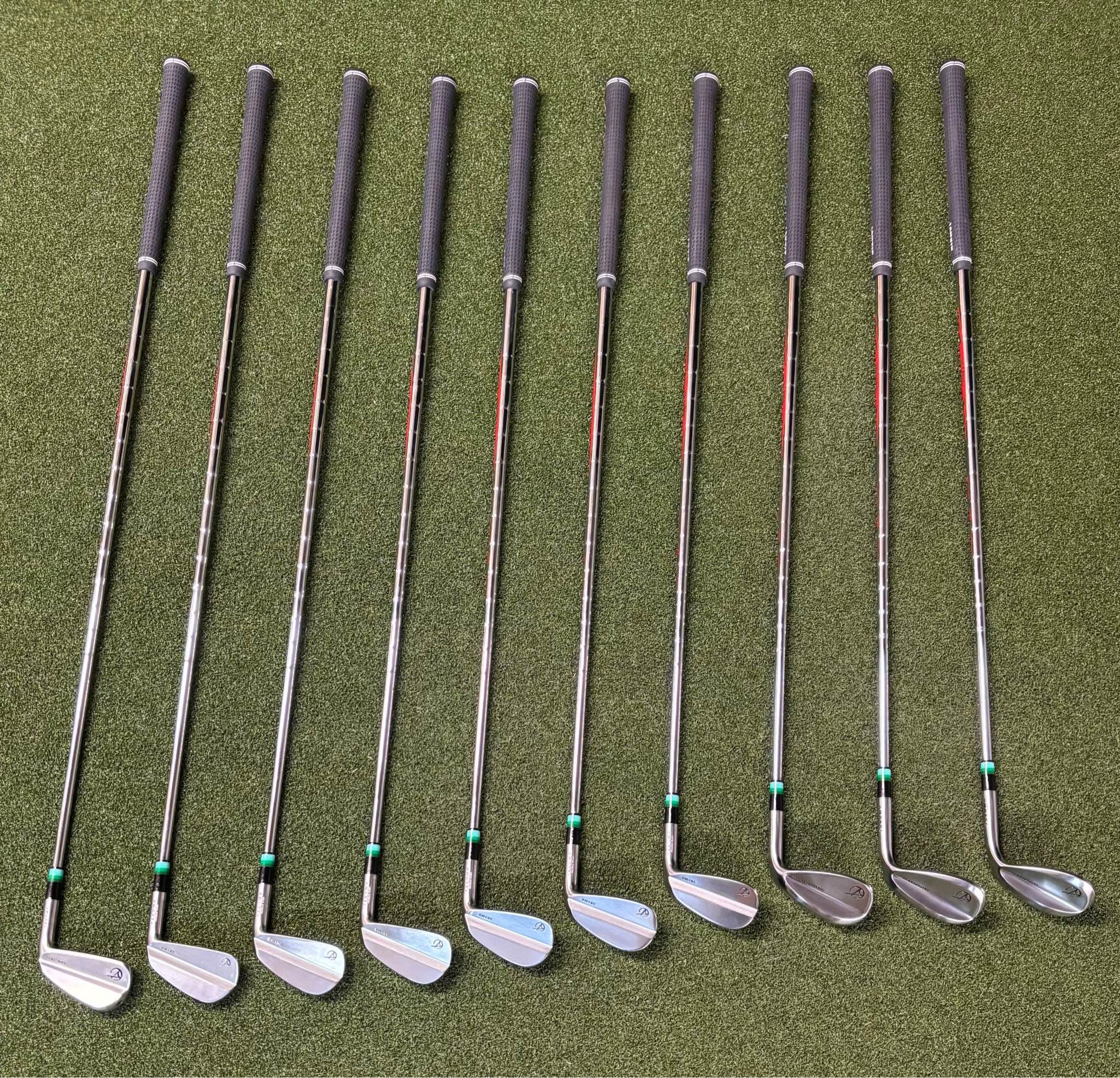 Brand new Takomo 301 MB irons P-5 iron, 101T 4 iron, and 001 