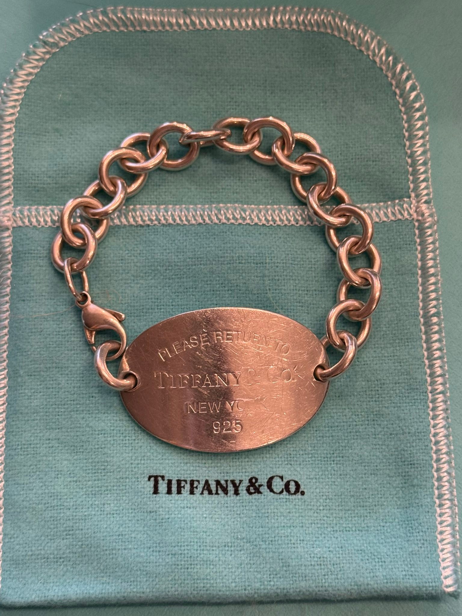 Tiffany & Co. return to tiffany oval tag bracelet for sale