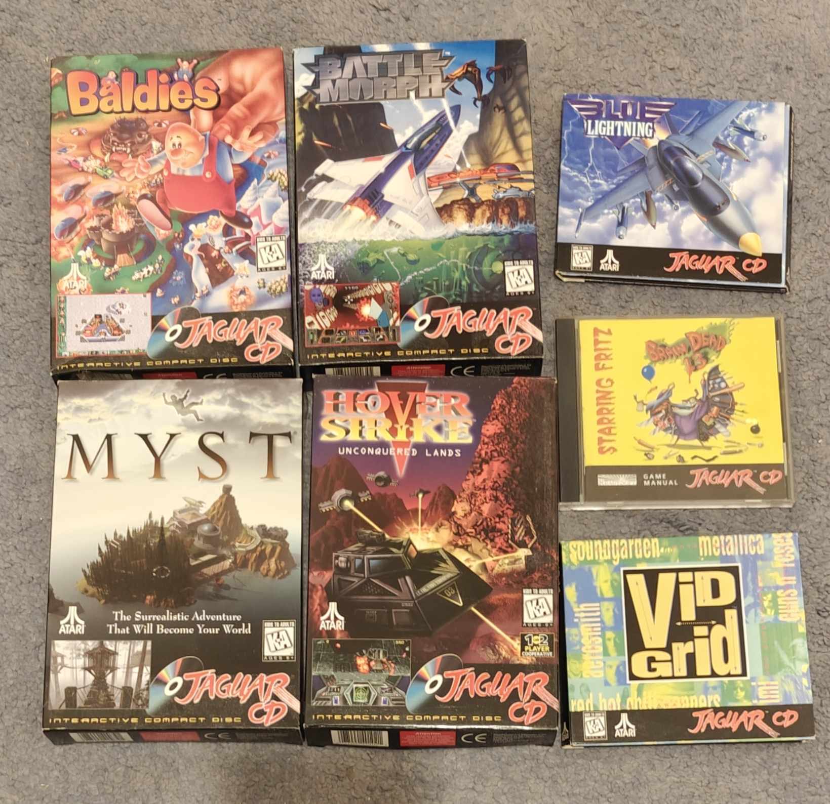 Atari Jaguar CD review: Myst performance and Blue Lightning comparison