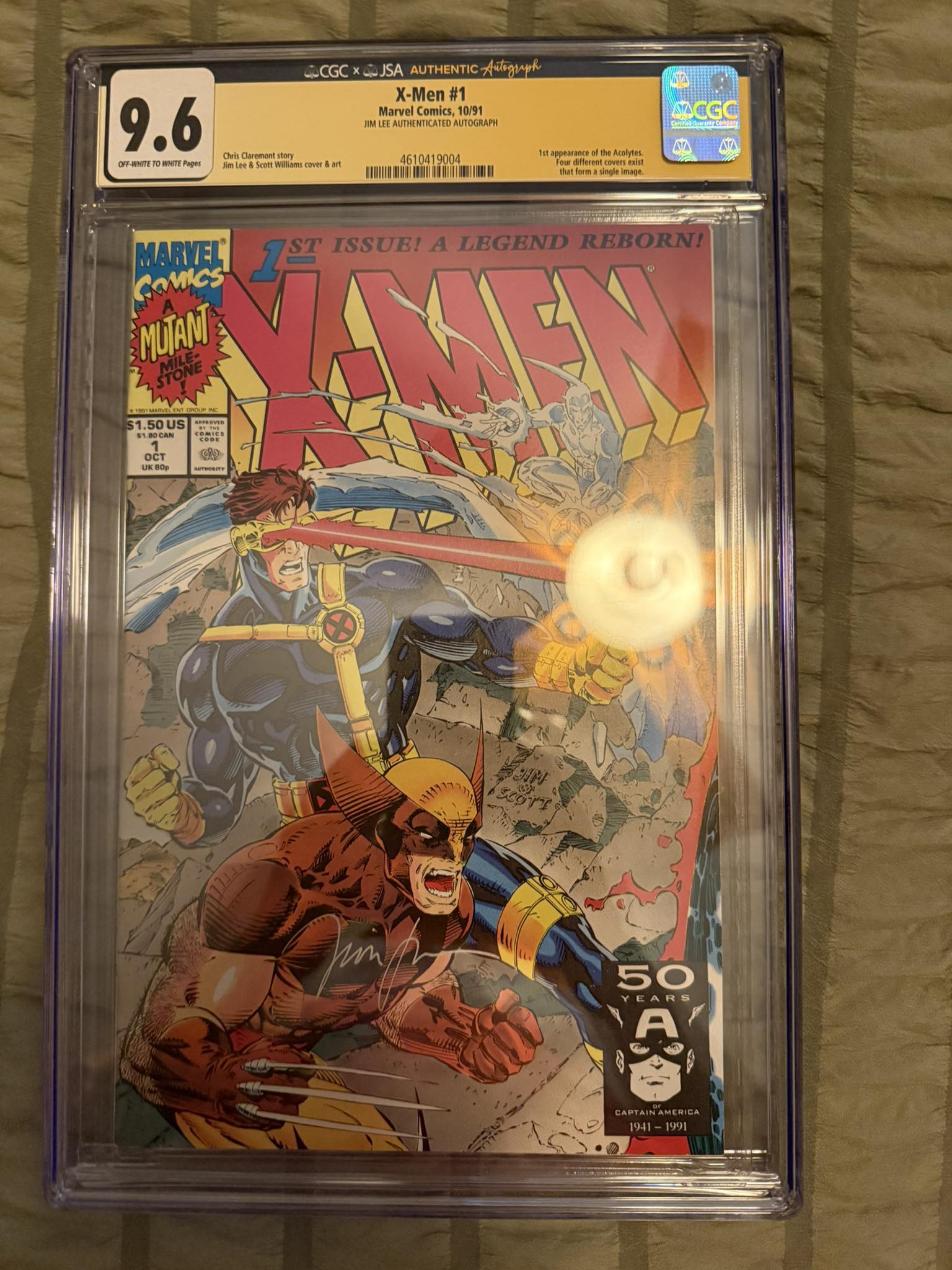 X-Men #1 CGC 9.6 slab added to collection
