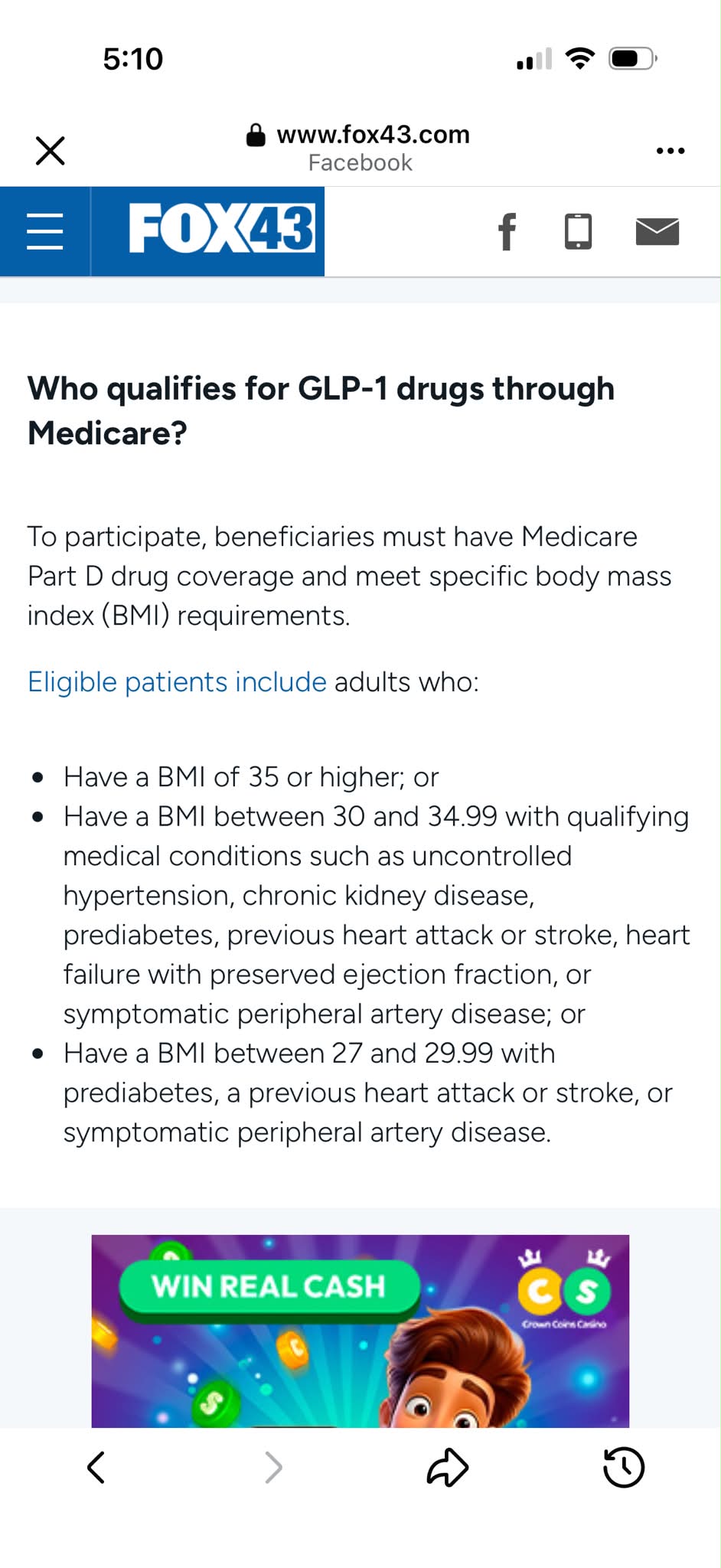 Medicare Beneficiaries: Starting July 1st, Medicare launches the new GLP-1 Bridge program aimed at helping you access weight-loss medications more affordably. These medications are limited to: Wegovy, Zepbound and Foundayo. You must