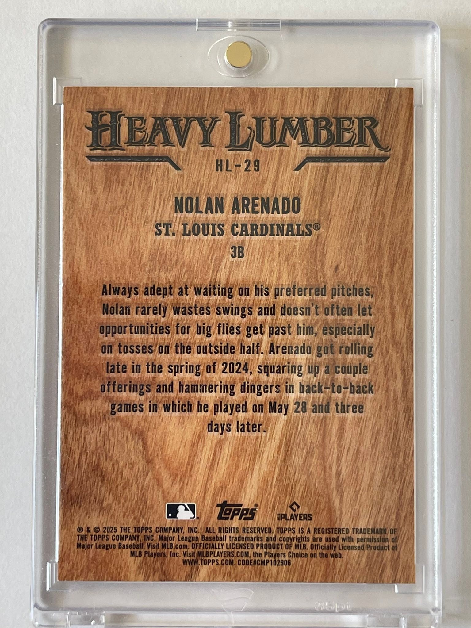 Hit heavy lumber in Series 2 sports cards
