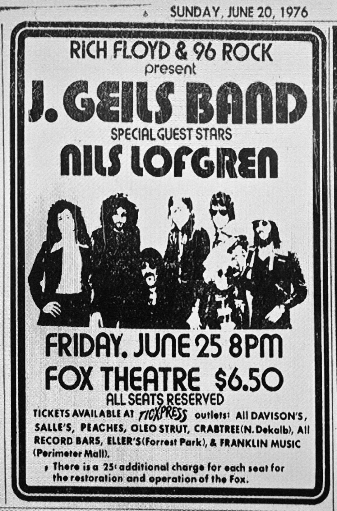 On this day in 1973, Foghat played the Alexander Memorial Coliseum